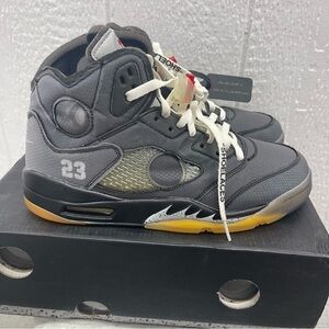 Size 10 - Jordan 5 Retro SP x Off-White Mid Muslin